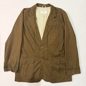 VTG Orvis Sporting Traditions Jacket Men 46R Brown Cotton Canvas Field Hong Kong